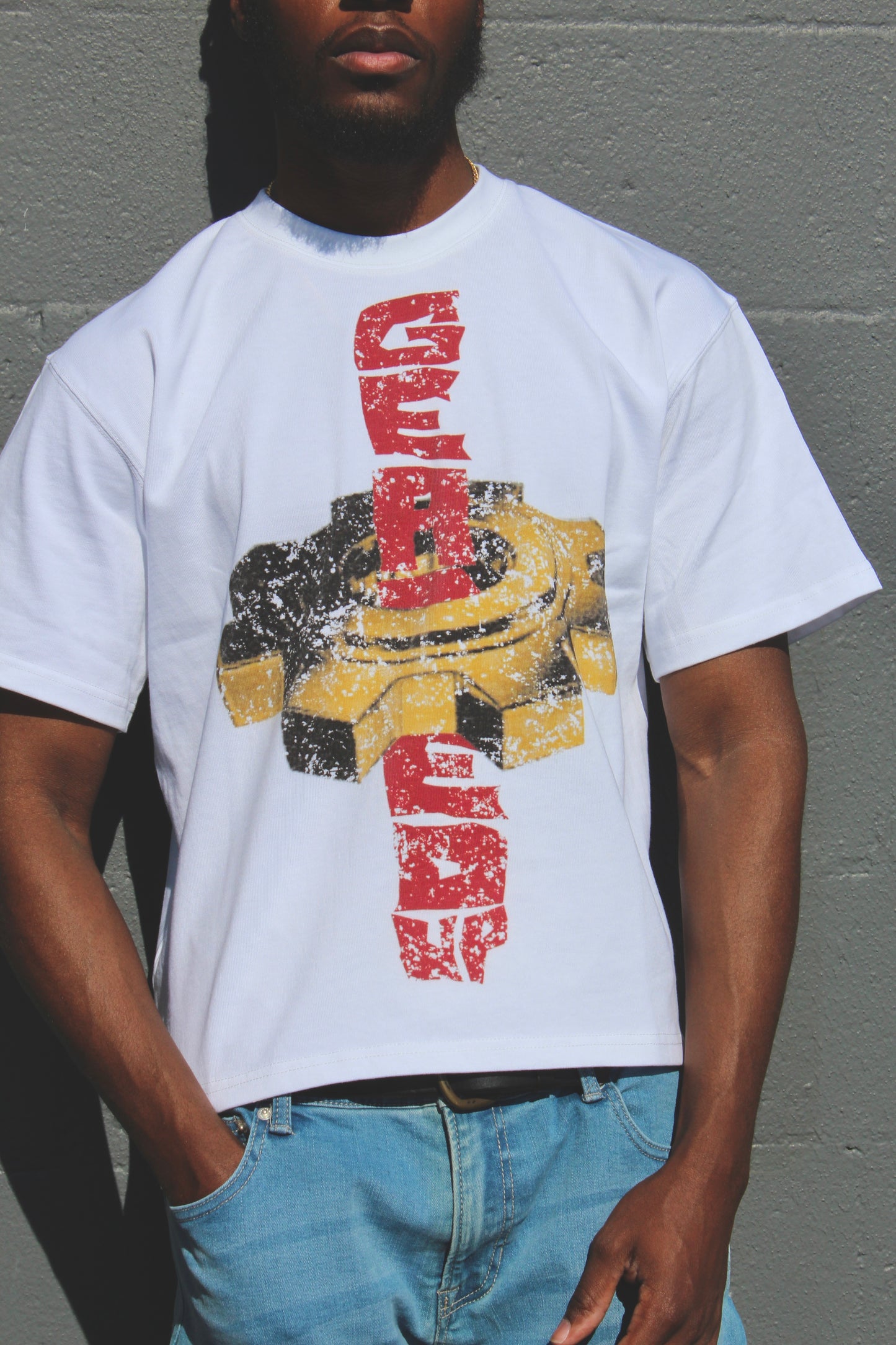 GEEAARREDUP CHAMBERS TEE WHITE